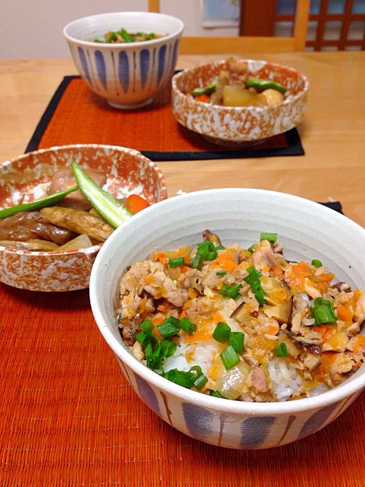 塩鯖のそぼろ丼|ちかこさん