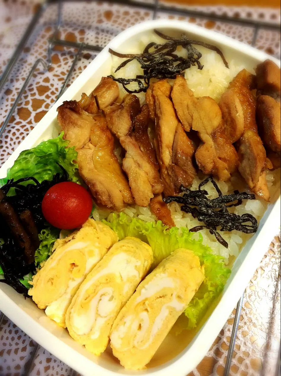 Snapdishの料理写真:11月10日(月)　高1男子弁当|Tomokoさん