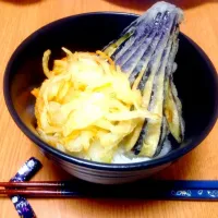 タレまで手作りの天丼！|きょうさん