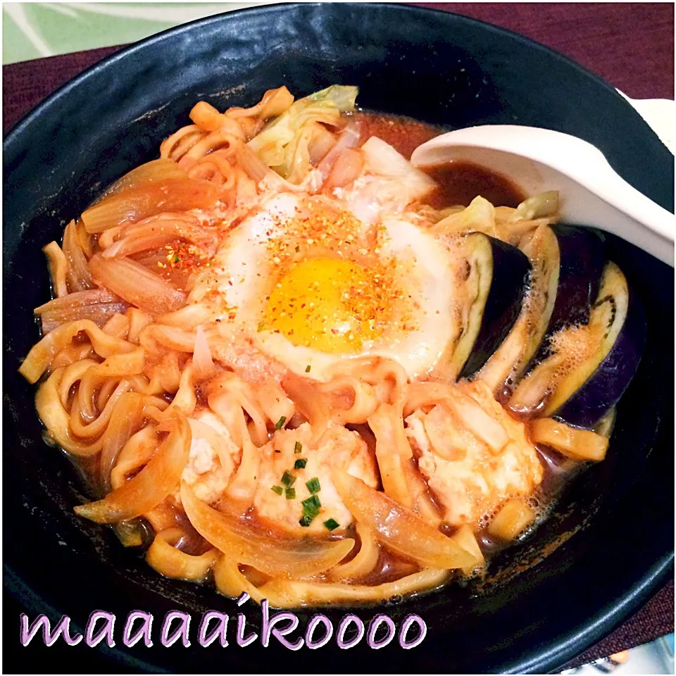 味噌煮込みうどん🍲|マイコさん