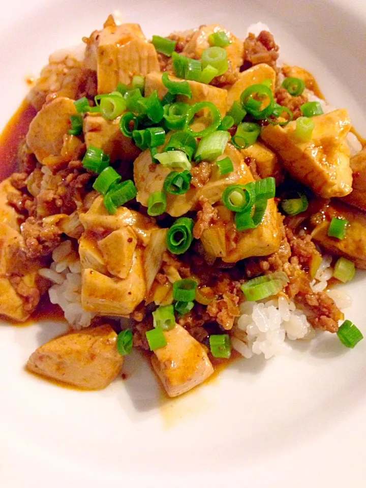 麻婆豆腐飯🍀|まみりんごさん