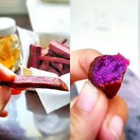 sweet purple potato french fries|nazwa fadya nadhiraさん