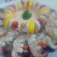 Snapdishの料理写真:prawn cooktail from deep blue see|chef qidさん