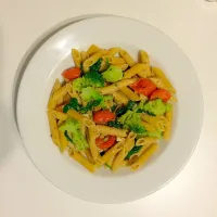 Healthy vegetarian pasta dish|hijoanさん