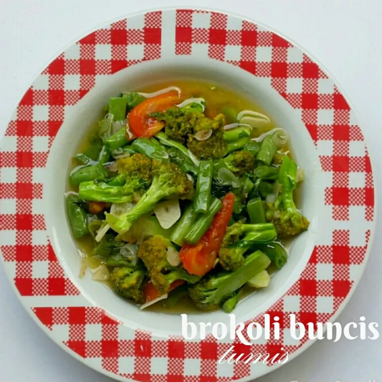 brokoli buncis tumis #Masakan Indonesia #Vegetable #Vegetarian|anggun elviaさん