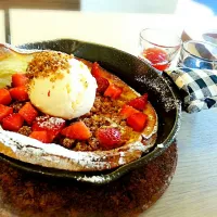 pancake with ice cream|mydearnitaさん