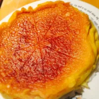 Snapdishの料理写真:かぼちゃの煮物リメイク☆かぼちゃのプリンケーキ