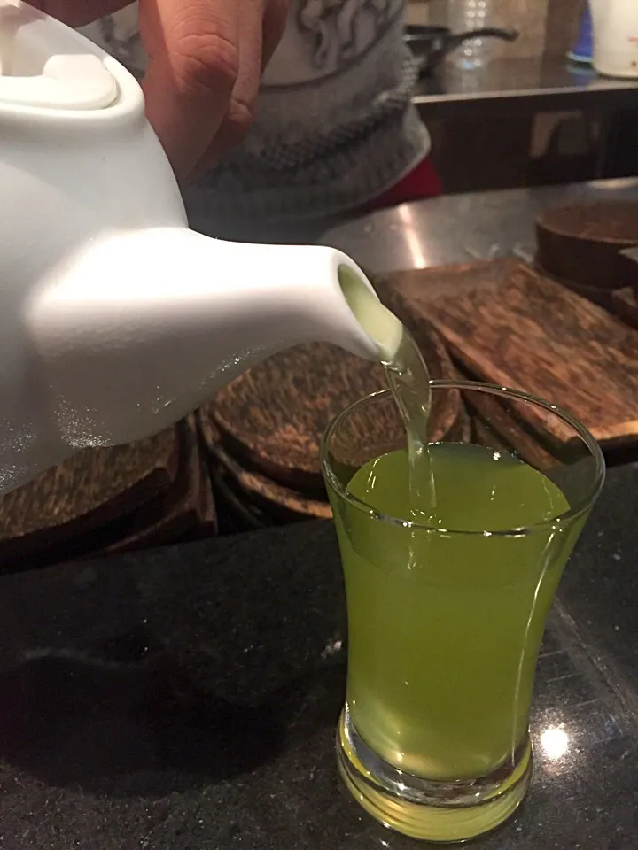 Snapdishの料理写真:Sake green tea|あんじさん