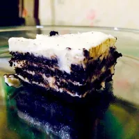 Snapdishの料理写真:Oreo-cheese cake ! Late fat dinner 🙇🙇|shefereenaさん