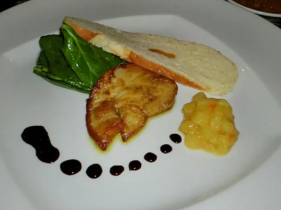 foie gras with mango|Yvonne C.さん