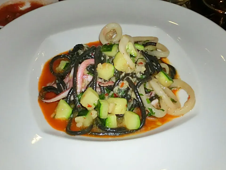 squid ink pasta|Yvonne C.さん