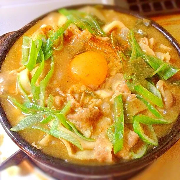 鍋焼きカレーうどん|植田 まみさん