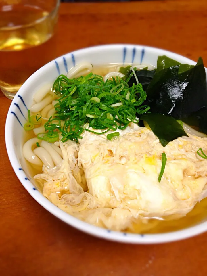 朝カレー🍛ならぬ朝うどん❤️|ashushikaママ♡さん