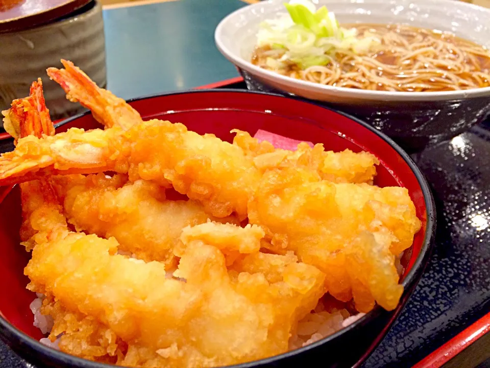 上天丼セット🍤|おかっぴーさん