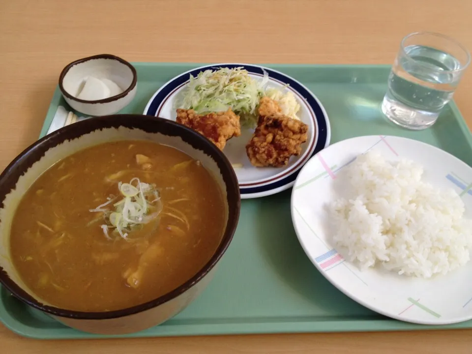 カレー南蛮定食|おっちさん