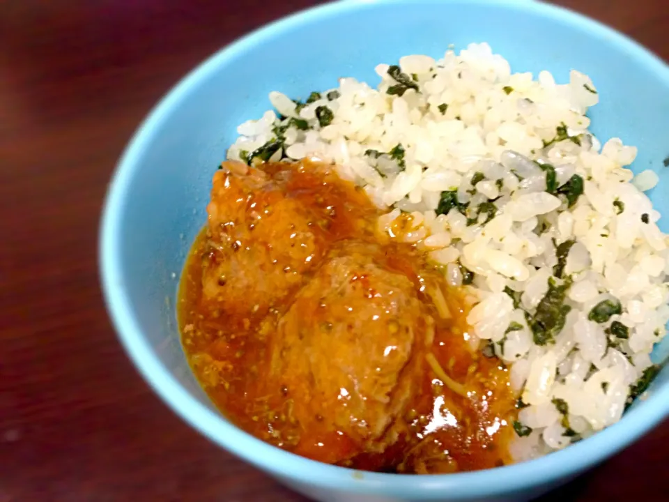 煮込みハンバーグ丼♡|ゅぃさん