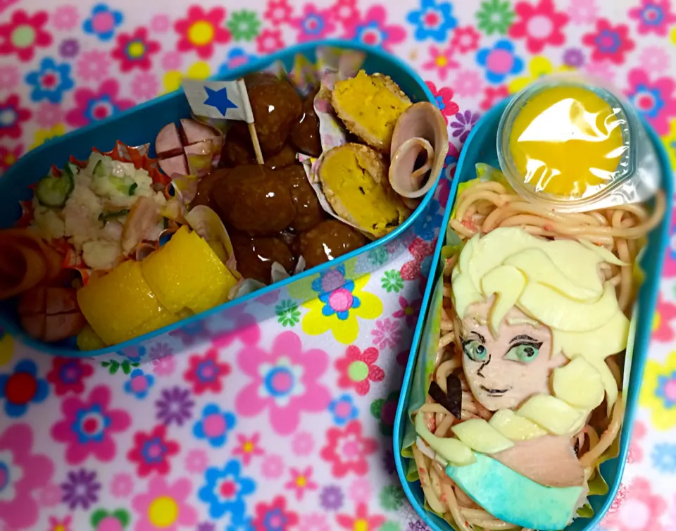 エルサ弁当|まゆゆさん