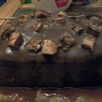 Melted MarsBar/Galaxy Chocolate Loaf cake|Sammy Circlesさん