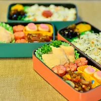 Snapdishの料理写真:11/14(金) 娘と自分のお弁当♪|つうさんさん