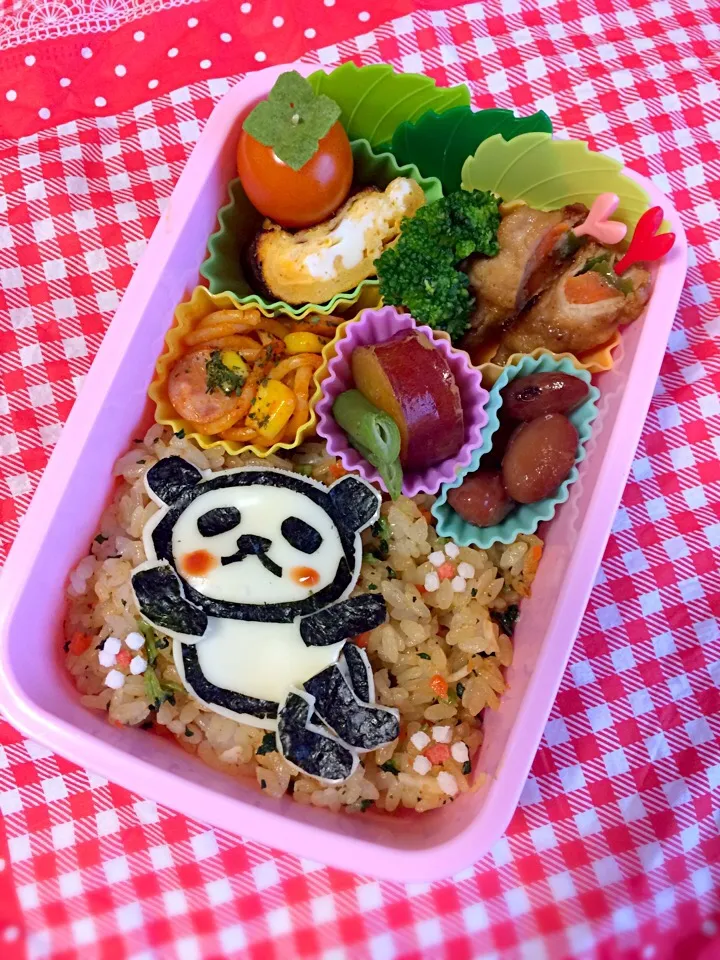 パンダさん弁当♡|ひとみさん