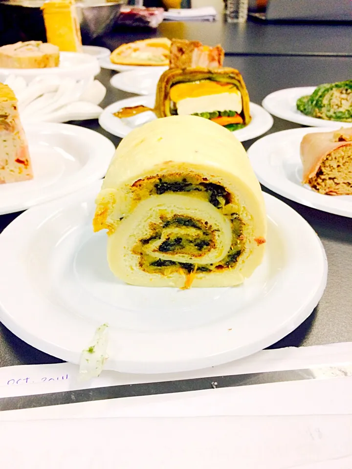 Tomato, spinach & mozzarella roulade|Tameeni Juggernauth Seboruthさん