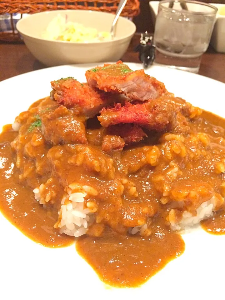 Snapdishの料理写真:POPさんの、もち豚ロースカツカレー|大阪カレー部長さん