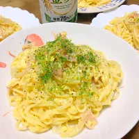 Snapdishの料理写真:カルボナーラ♫(^_^)v