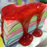 Snapdishの料理写真:rainbow cake|N.s. Waraporn Sahasrungsikulさん