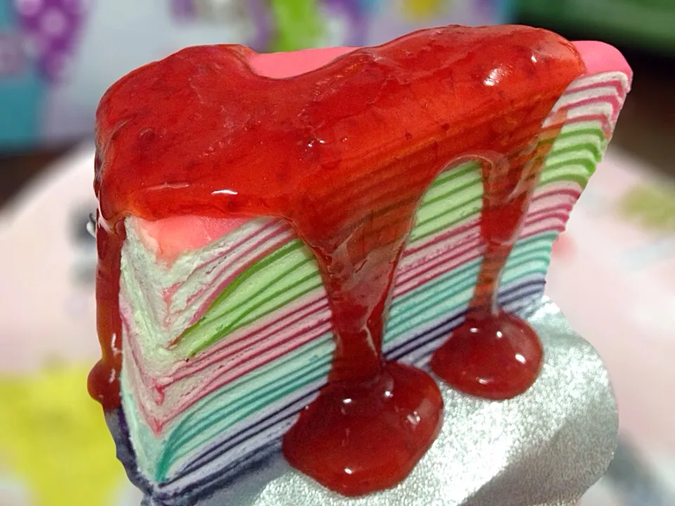 Snapdishの料理写真:rainbow cake|N.s. Waraporn Sahasrungsikulさん