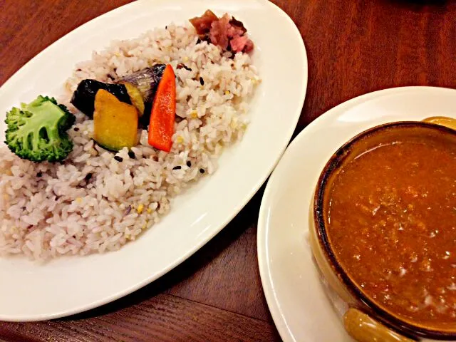 十八穀米のキーマカレー #curry|amnesic computerさん