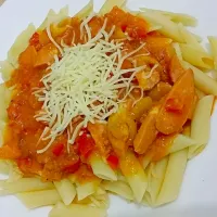 Spaghetti for dinner|Kayle Quilalaさん