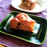 さつまいもとレーズンのマクロビオティックケーキ