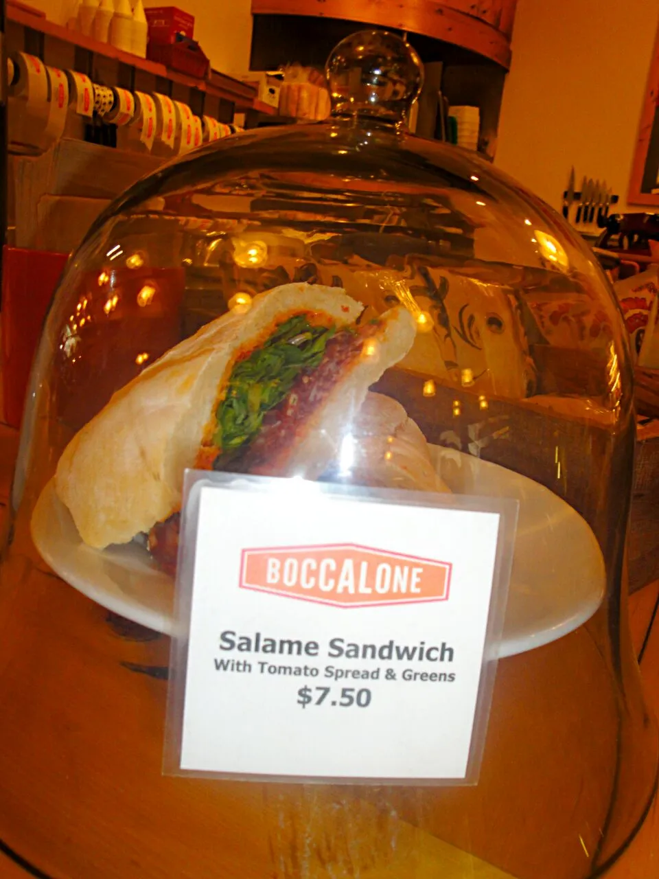 Salame sandwiche at Boccalone in San Francisco, CA, USA.|Jihollandさん