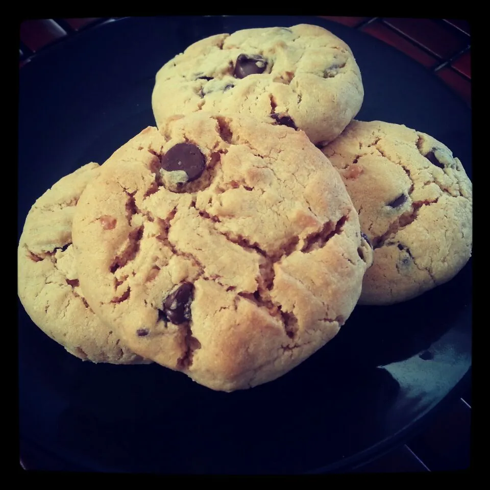 Peanut Butter & Banana Chocolate Chip Cookies|Melissa Marie Hallさん