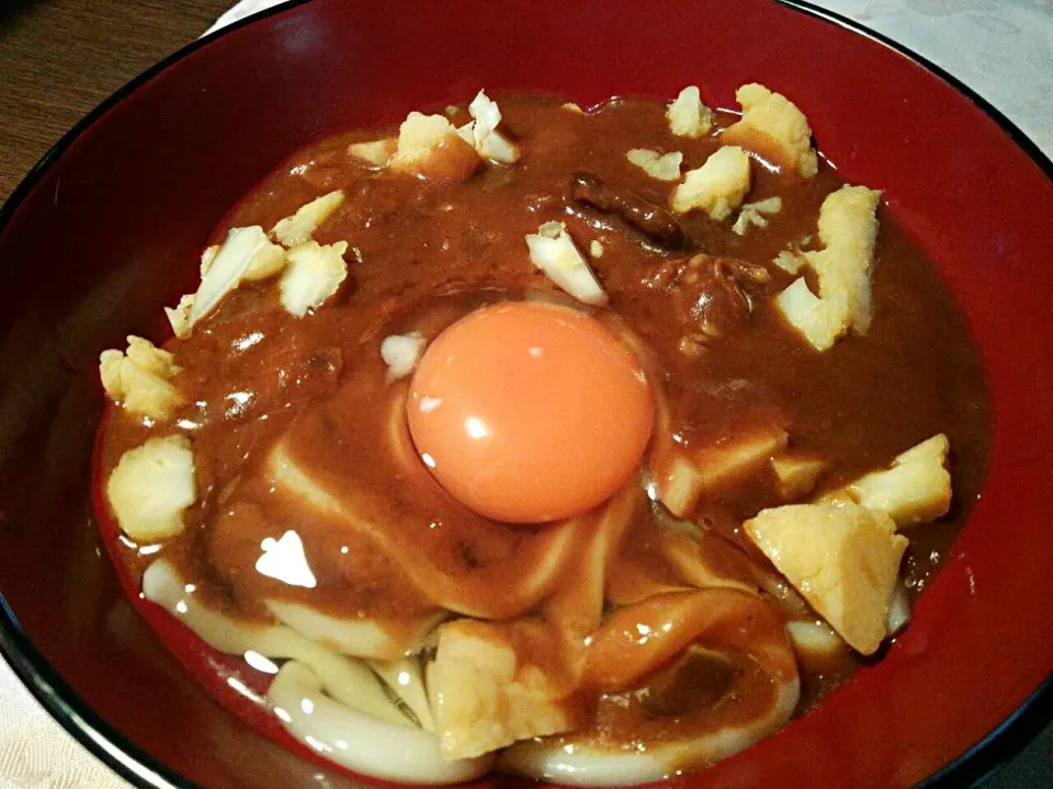 寒いのと風邪回復期なのでカレーうどん(^^)v|quitaさん