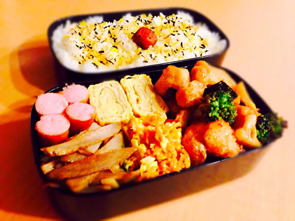 チキン唐揚げの甘酢弁当|sallyさん