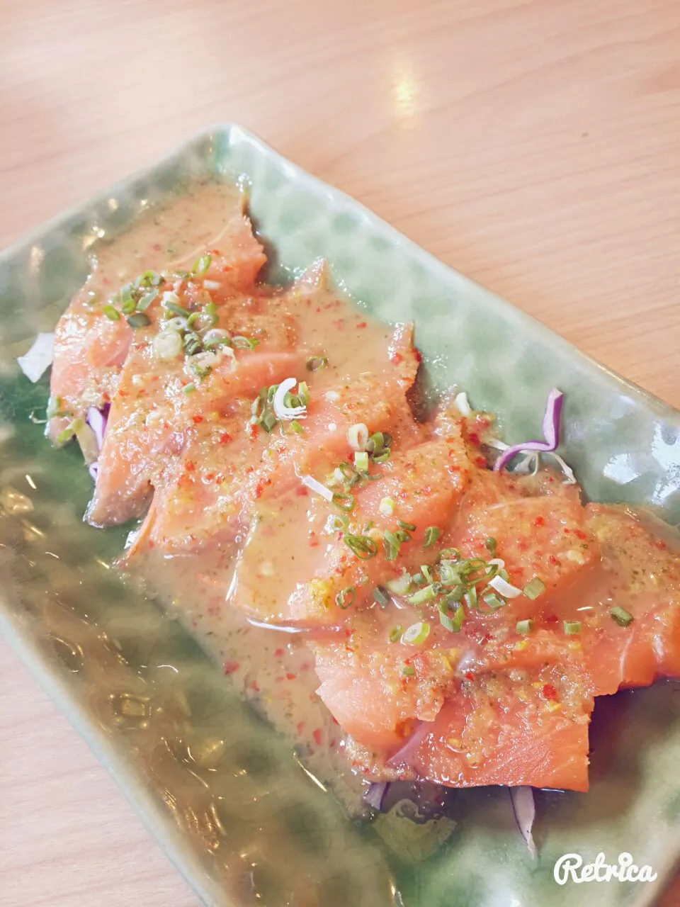 Snapdishの料理写真:Salmon Spicy Salad|Littleaber Hanaさん