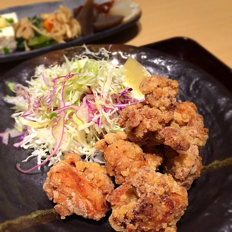 はしや  塩麹に漬けた鶏の竜田揚げ定食|qtyucoさん