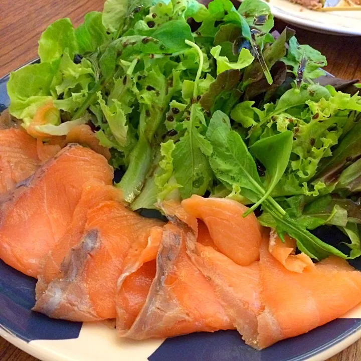 Snapdishの料理写真:Salmon Salad|みいさん