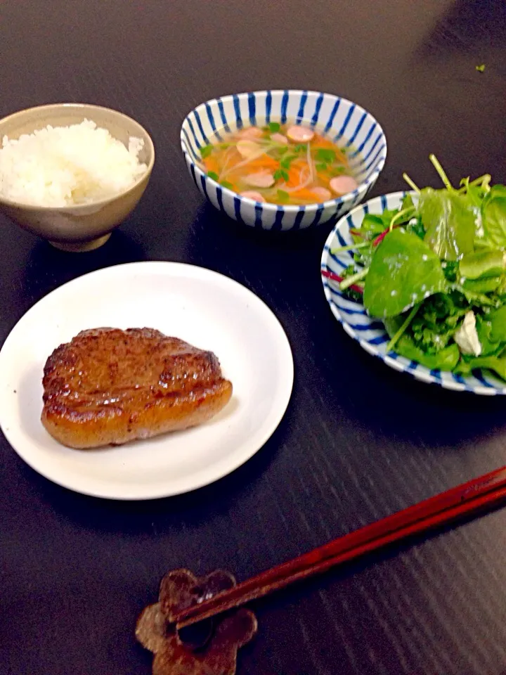 寒〜い日の晩ご飯♪|もずさん