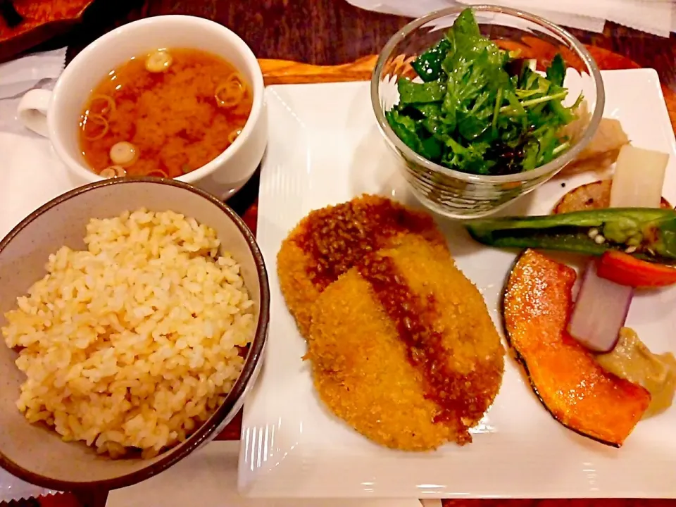 喫茶さえきのもちあわコロッケランチ|ほたるさん