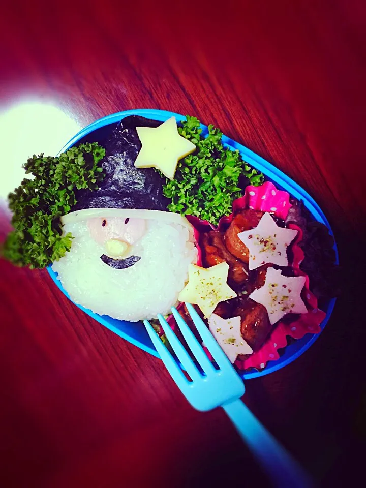 My "fatty santa" obento 😄😄|Laarni Nabongさん