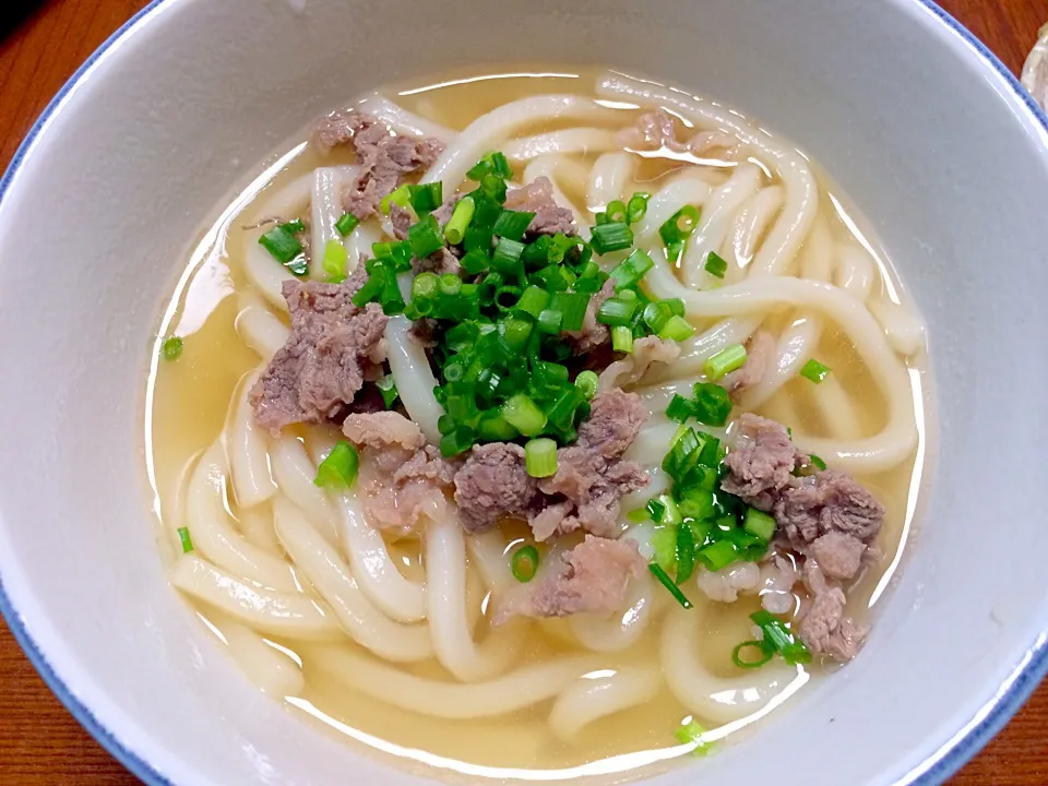 病人食🍴母の肉うどん @実家|もえさん