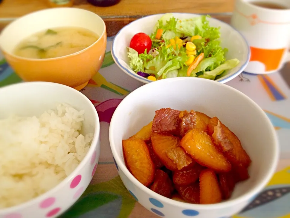 大根と豚バラ肉の煮物|チビミミさん