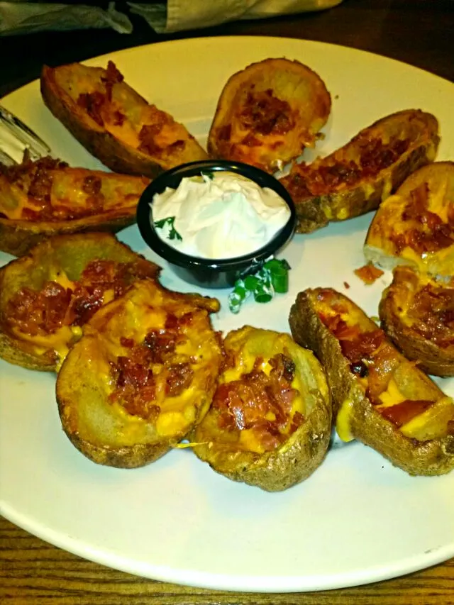 TGI Friday Appetizers of Potato Skins #Appetizer #Potato #Friends #Food #Fun 😆🍹✔😆|Alisha GodsglamGirl Matthewsさん