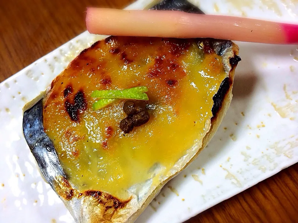 Snapdishの料理写真:鰆の柚子味噌焼き|Akira Sugiharaさん