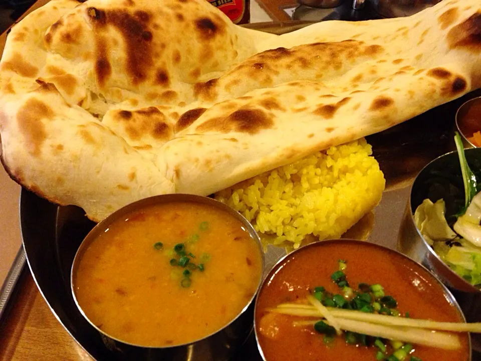 ランチカレー インドビールと一緒に^o^|タカムーさん