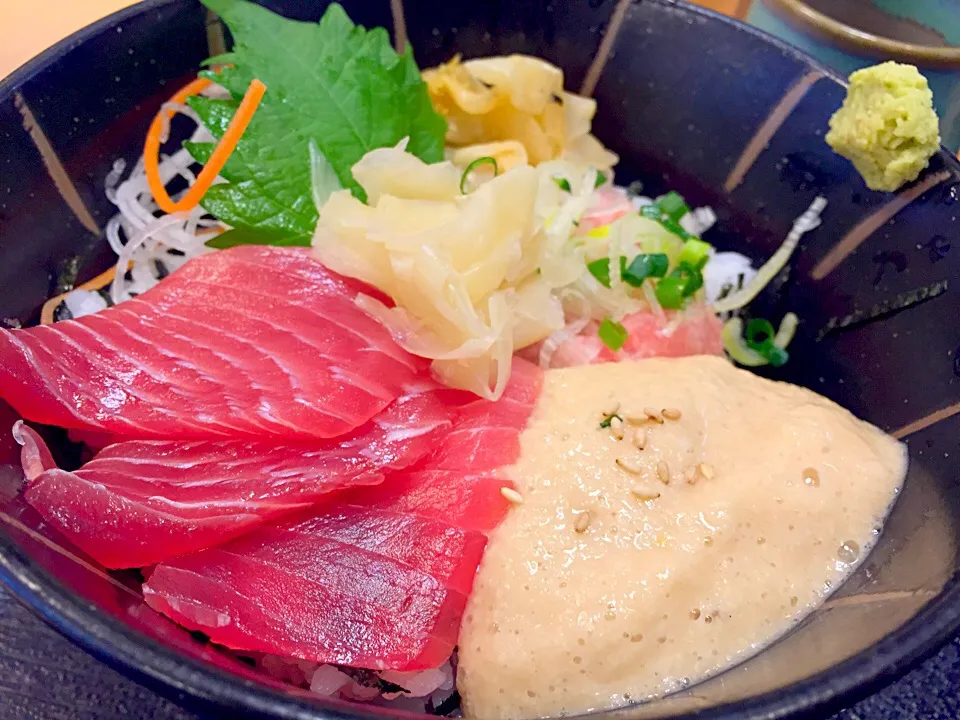 まぐろ山かけトロロ丼🐟|桜生姜さん