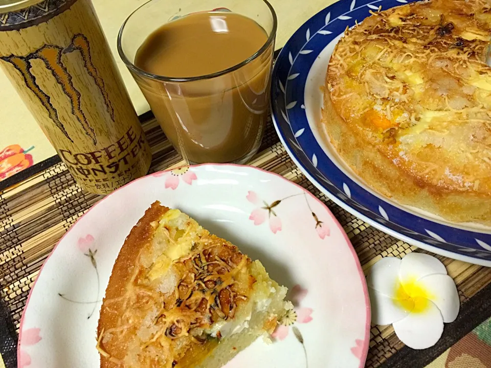 Special Bibingka & Monster Coffee|Tito Jickain Recososa Jrさん