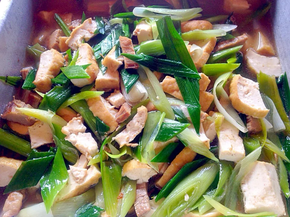 Stir fried leek with tofu|Mich Liowさん